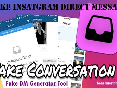 Fake Instagram Direct Message&nbsp;Generator